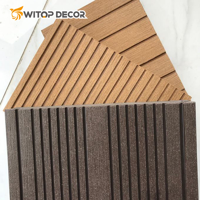 Waterproof WPC Co Extrusion Cladding Composite Siding Boards WPC Decking