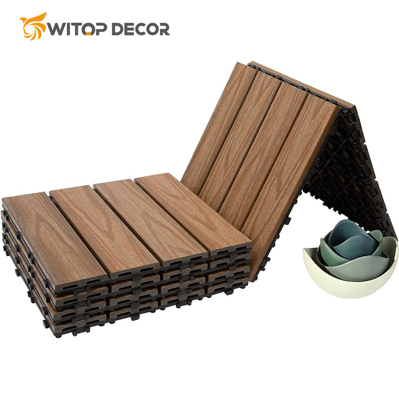 140*24mm Outdoor Waterproof Co-Extrusion 3D Embossed Wood Grain WPC Decking