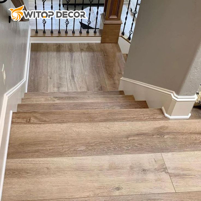 4.5mm Waterproof Luxury Vinyl Tiles Plastic PVC Plank Spc Flooring