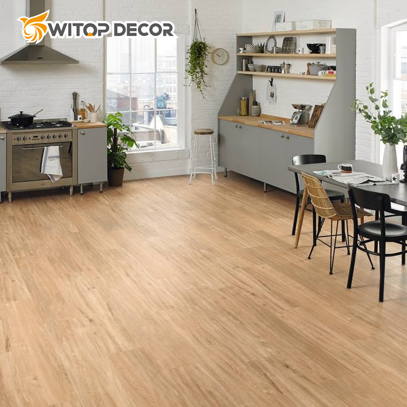 Chinese Factory Manufactured Home Decoration Interlock Lvp Vinyl Plank Spc Flooring