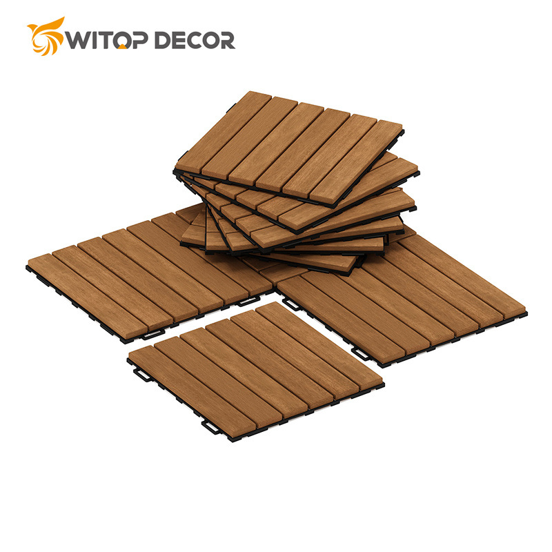 Fire Resistant Plastic Wood Composite Deck New Co-Extrusion Solid Board WPC
