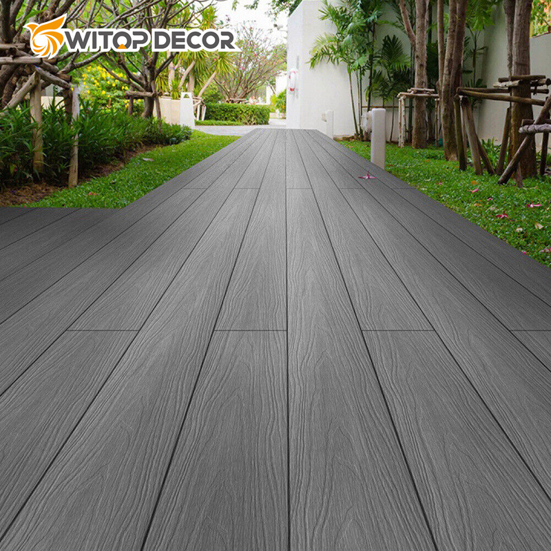 Long Life No Fading No Crack Outdoor WPC Deck Decking