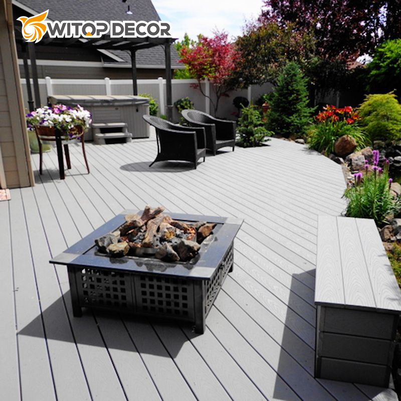High Quality Easy Install Hollow Flooring WPC Outdoor Co-Extrusion WPC Decking