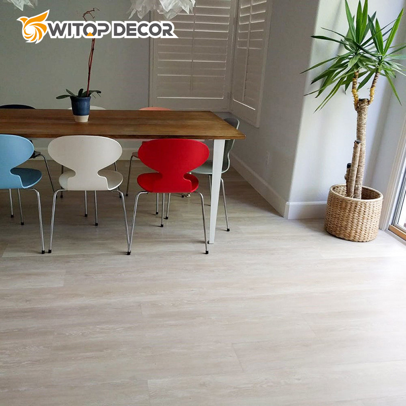 Vinyl Wood Grain Waterproof Floating Click Lock Rigid Core Plank Spc Flooring