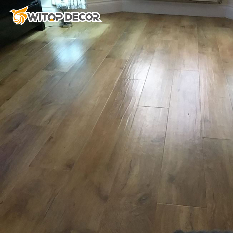 Waterproof Durable Healthy PVC Vinyl Flooring 5mm Interlock Click Lvt Spc Flooring