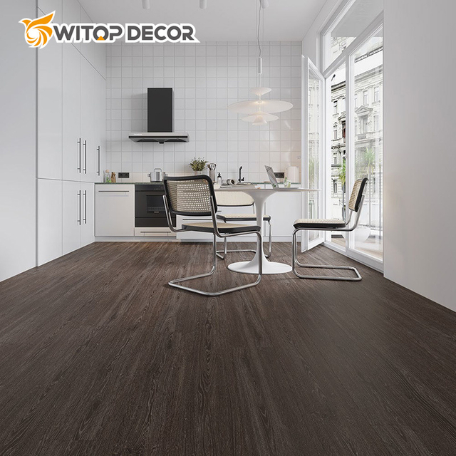 Hot Sale Waterproof Slip Resistant PVC Vinyl Plank Floor Eco Wood Spc Flooring