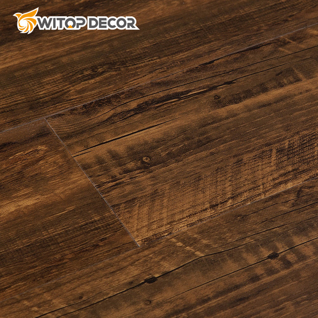 Anti-Scratch Adhesive 1.2mm DIY Vinyl PVC Spc Flooring