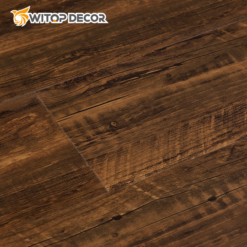 Anti-Scratch Adhesive 1.2mm DIY Vinyl PVC Spc Flooring