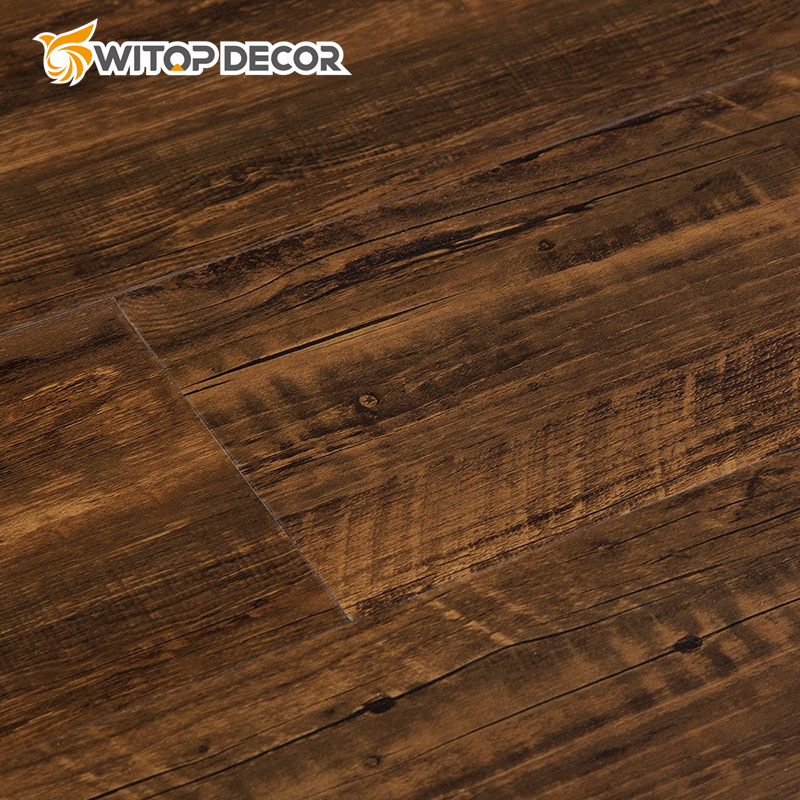 Anti-Scratch Adhesive 1.2mm DIY Vinyl PVC Spc Flooring
