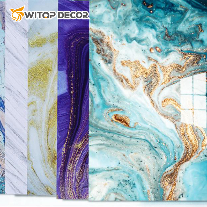 3D Open Book Artificial PVC Texture Sheet Plastic 3mm PVC Marble Sheet