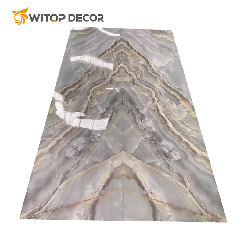 UV Board Marble Plate Decorative Board TV Background Wall Marble Decorative Panel