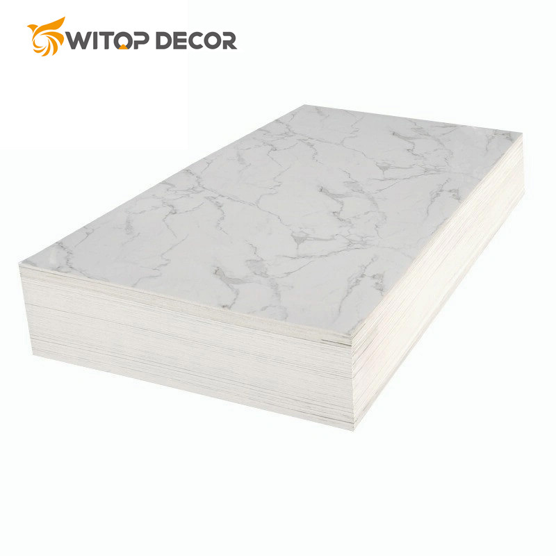 4X8 3mm Decorative Flexible PVC Marble Sheet Wall Panel with Free Samples