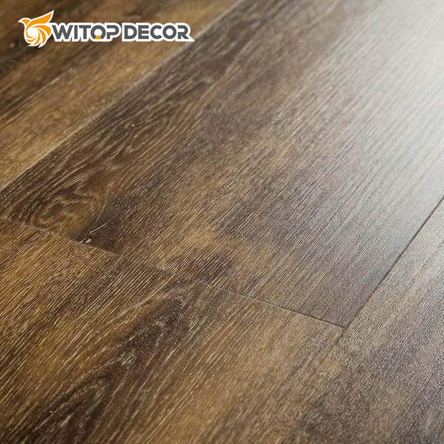 Easy-Install Waterproof Spc Vinyl Plastic Wood Plank Flooring