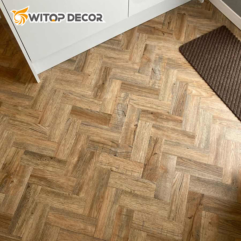 Lvt Spc Flooring PVC Interlocking 5mm Vinyl Floor