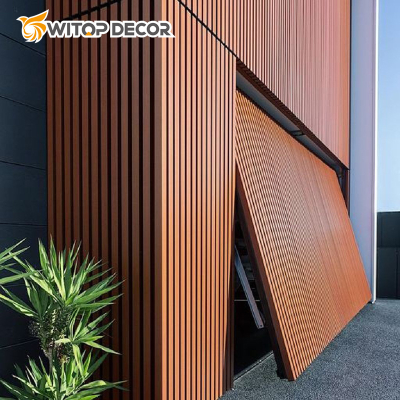 Good Quality 3D House Cladding Panel Outdoor Composite Solid WPC Wall Panel Board with Frame