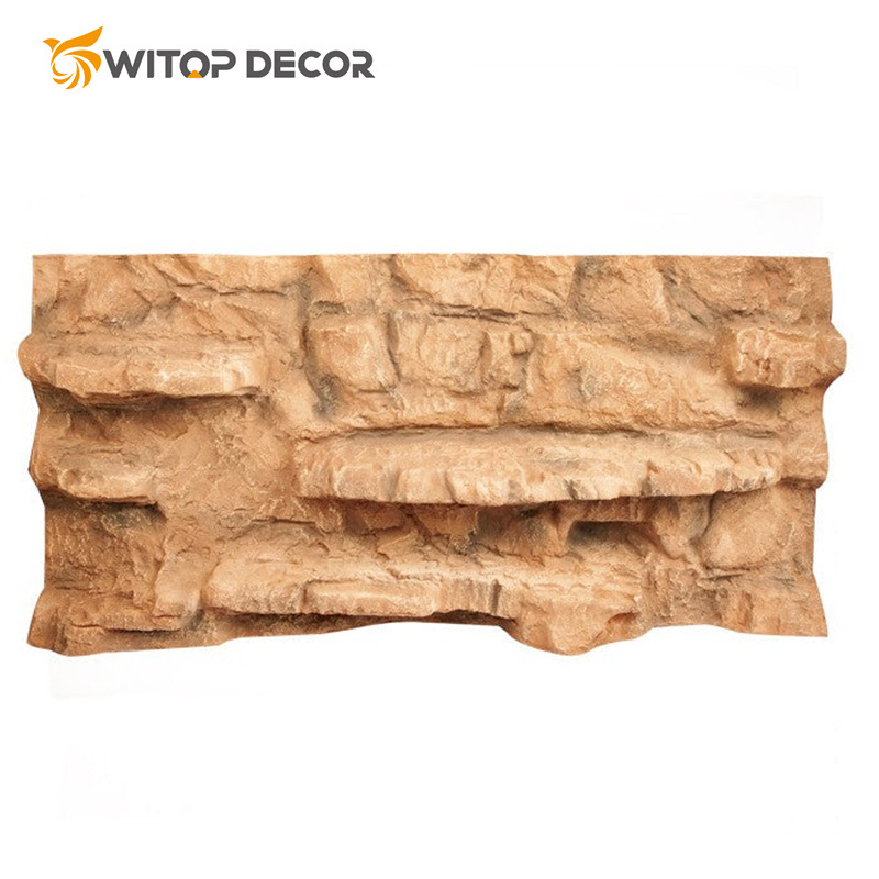 Lightweight Polyurethane PU Stone Indoor and Outdoor Wall Panels Exterior Simulated Stone 3D Wall Panel Board