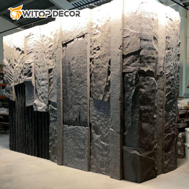 Factory Price PU Stone Wall Panel Interior Home Decoration PU Rock Veneer