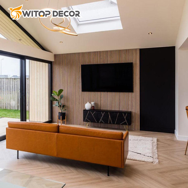 Home Eco-Friendly Wall Panel Decorative Soundproof Wood Acoustic Panels