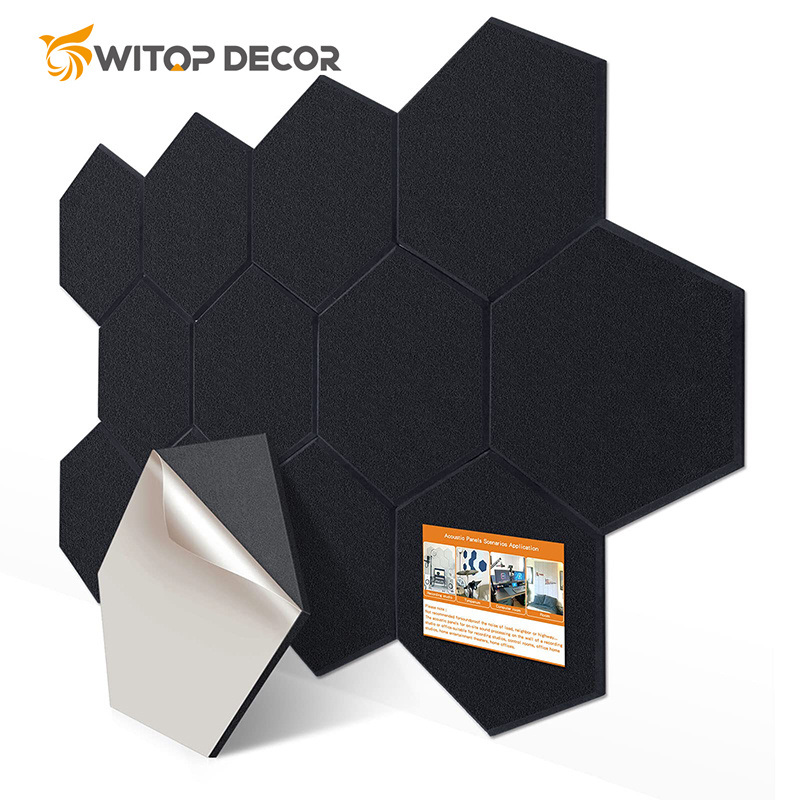 Latest Soundproof 9mm Polyester Acoustic Wall Panel with Carton Package