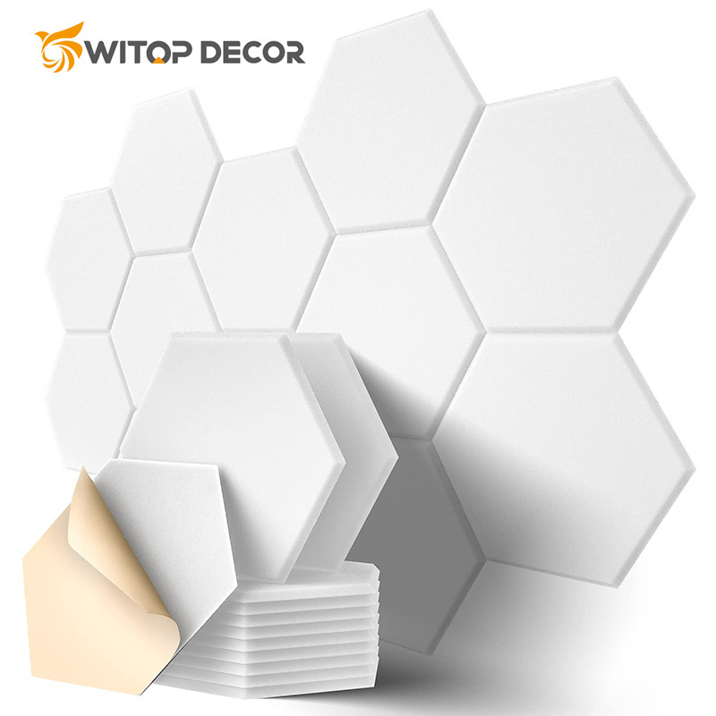 Customizable Square Shape Flame Retardant Sound Absorbing Foam Acoustic Panels