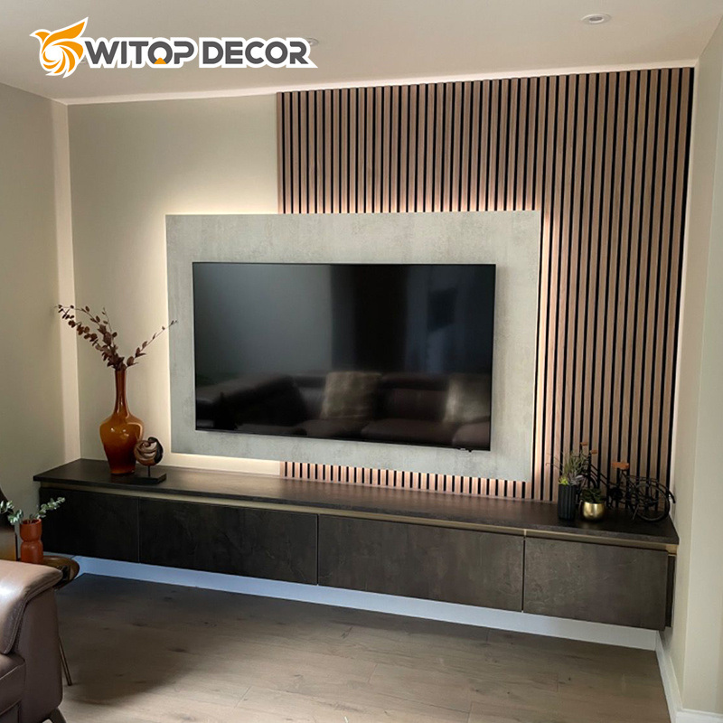 Hexagonal Black Walnut Solid Wood Panel Oak Wood Panels Wood Slat Acoustic Panel