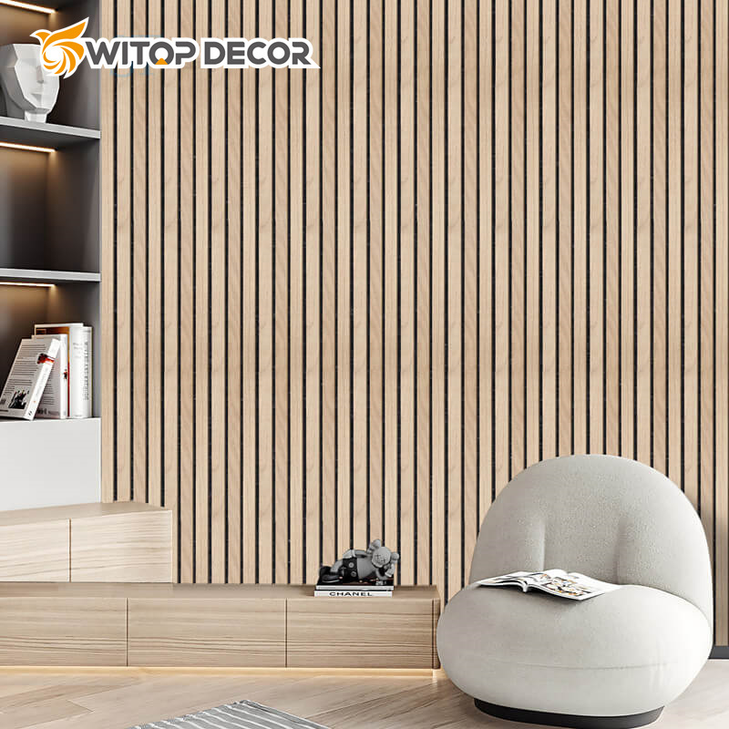 Multifunctional Pet MDF Acoustic Panels Sound Proof Wall Panels Slat Wall Panel
