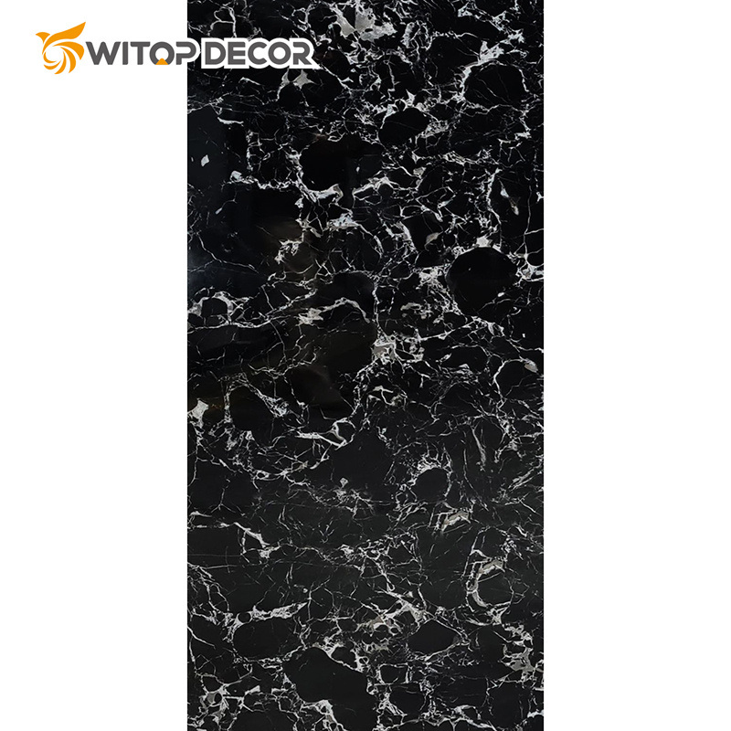 Custom 2mm 3mm 4mm Decoration UV PVC Marbled Plastic Sheets Wall Panel
