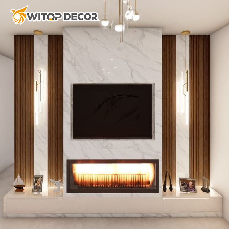 Waterproof UV Panel PVC Marble Sheet 3D Marble Wall Panel for Wall