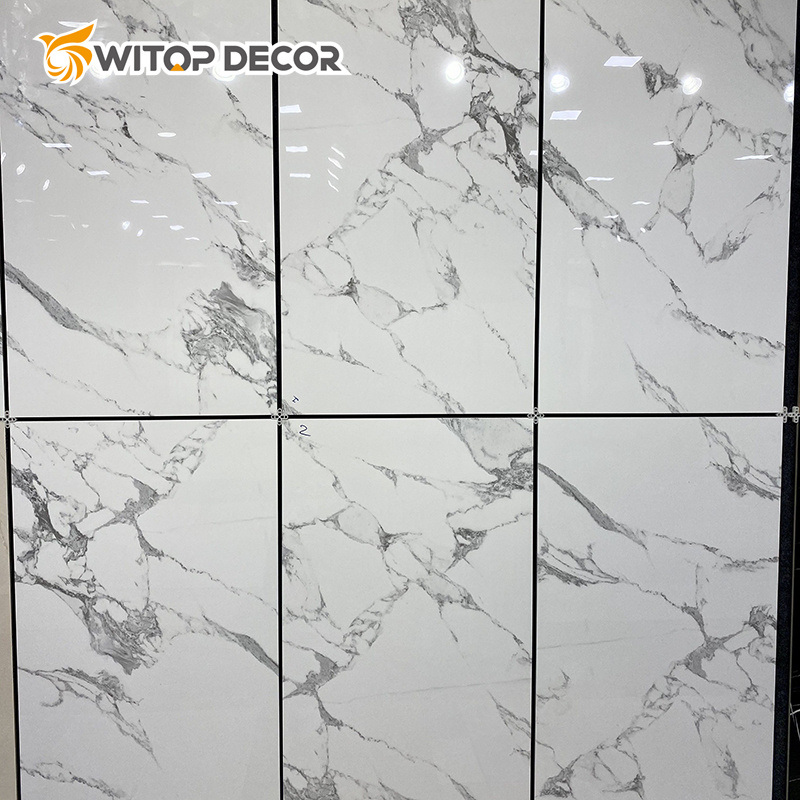 Custom PVC Poly Marble Sheet UV Sheet UV Marble for Interior Decoration Wall