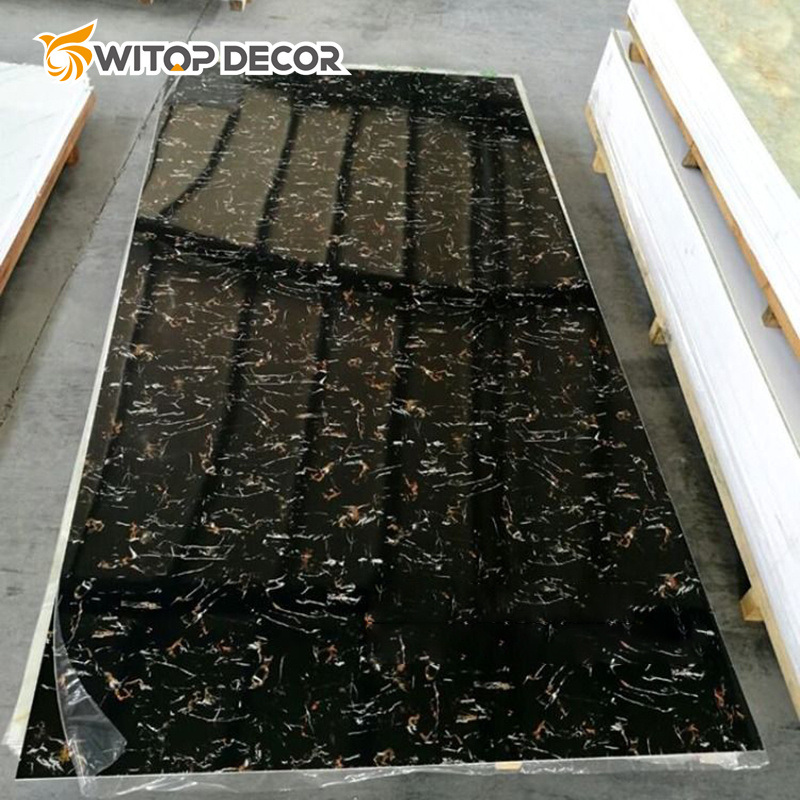 Contemporary UV-Marble-Sheet PVC Marble Wall Panel for Interior Decoration