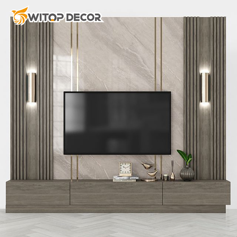 Glossy 120X240cm PVC UV Marble Design Sheet Board