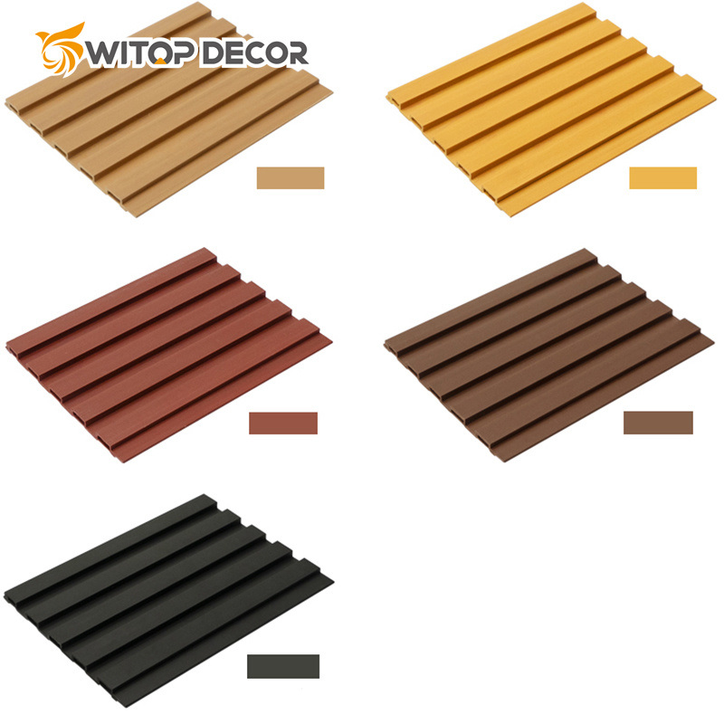 Home Decorative Wall Cladding Wooden Plastic Composite WPC Wall Panels