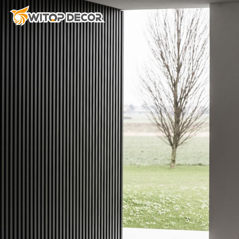 Wooden Look House Siding WPC Wood Composite Exterior Wall Cladding