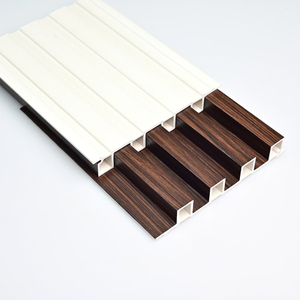 Factory Price Wood Plastic Eco-Friendly WPC Fluted Wall Panel Designs for Interior Decor