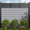 High-Quality Yard Garden Fencing Anti Water Fire Resistant Outdoor Easy Installation Villa Fence