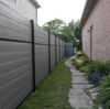 Wood Grain WPC Fence for Outdoor Yard