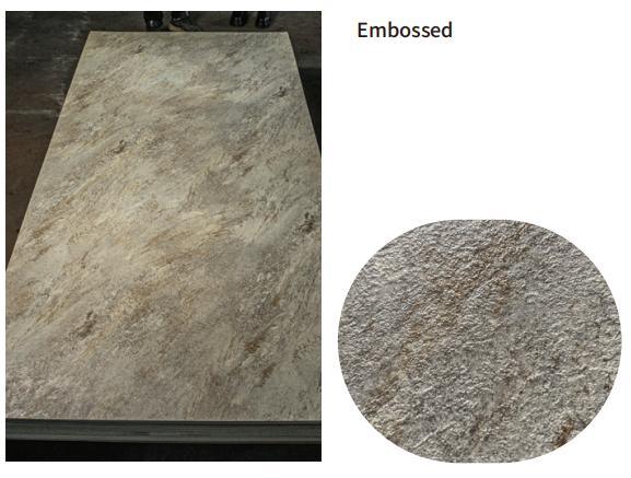 1.22m*2.44m 3mm Anti-Corrosive UV Coating High Gloss PVC UV Wall Marble Sheet