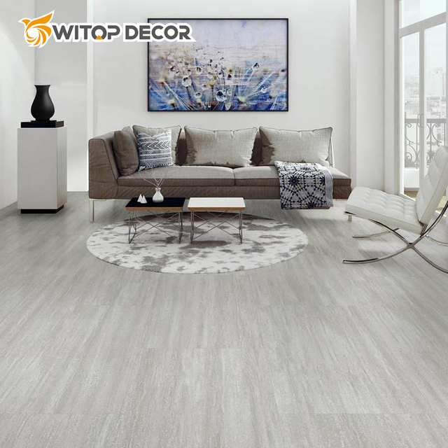 Wood Design Residential Interlocking Plastic PVC Spc Vinyl Plank Oak Parquet Flooring