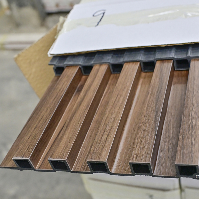WPC Fluted Wall Cladding - Elegant and Sustainable Siding for Your Home
