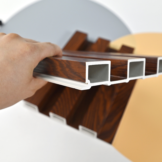 Embossed Manufacturers Light Wood Plastic Composite WPC Wall Panel