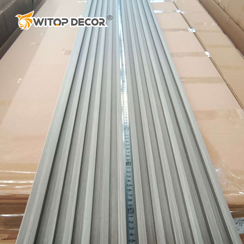 High Density Custom Size PVC Wall Board Soild Wood WPC Wall Panel