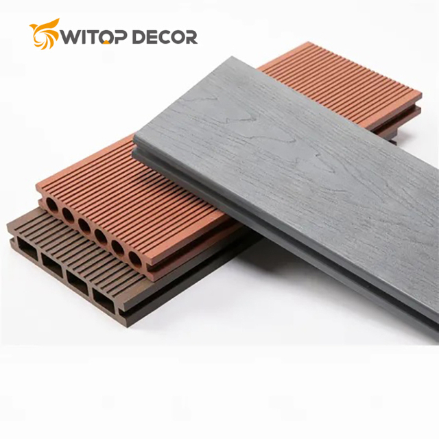 China Wholesale Wood Plastic Composite Flooring WPC Decking for Swimming Pool
