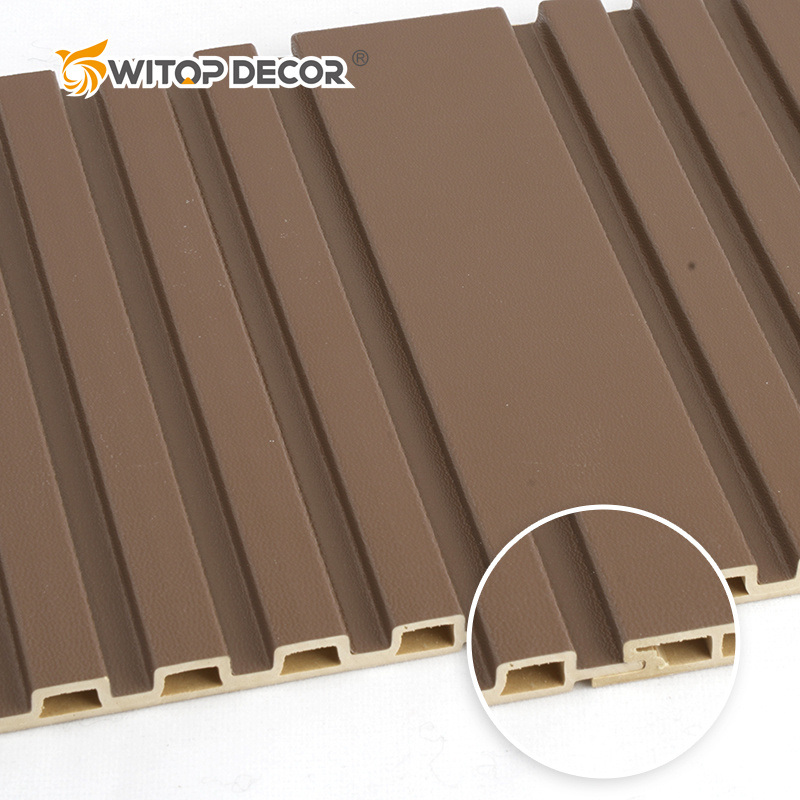 TV Background Wall Decoration Waterproof WPC Wood Wall Panels