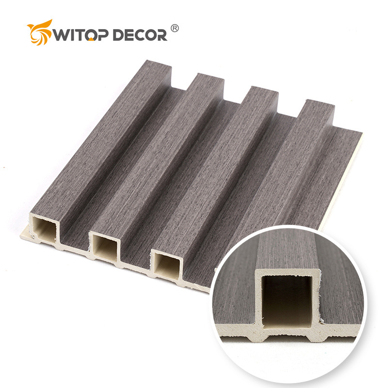 Quick Install Wood Decorative WPC Great Wall Panel for Home or Hotel