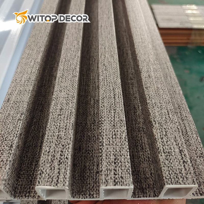 Decorative Solid Wood Plastic Composite Fluted Wall WPC Panel