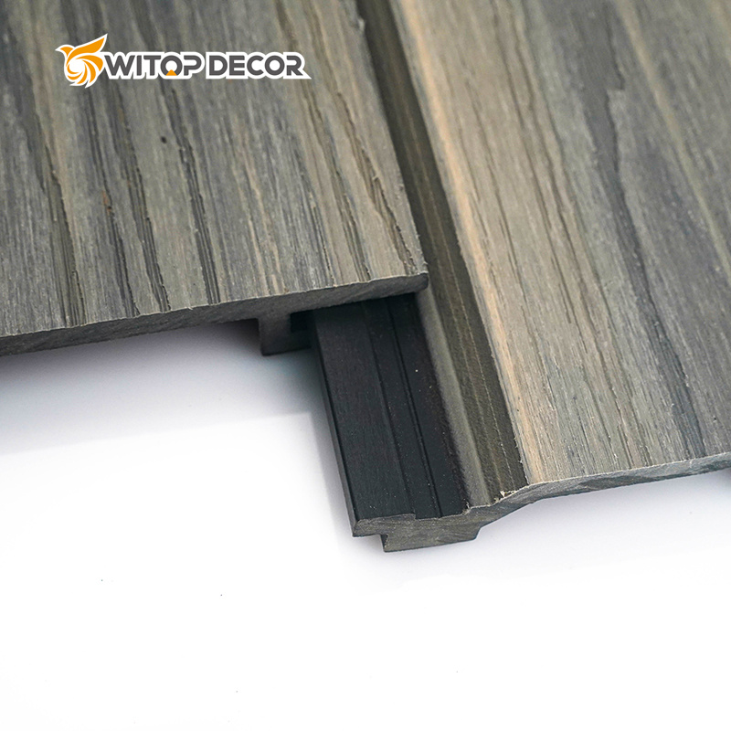 High Strength Wallpanel Outdoor WPC Garden Tiles WPC Wall Cladding