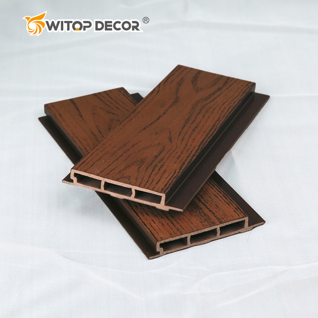 Exterior Waterproof WPC Wall Panel Plastic Wood Composite Cladding