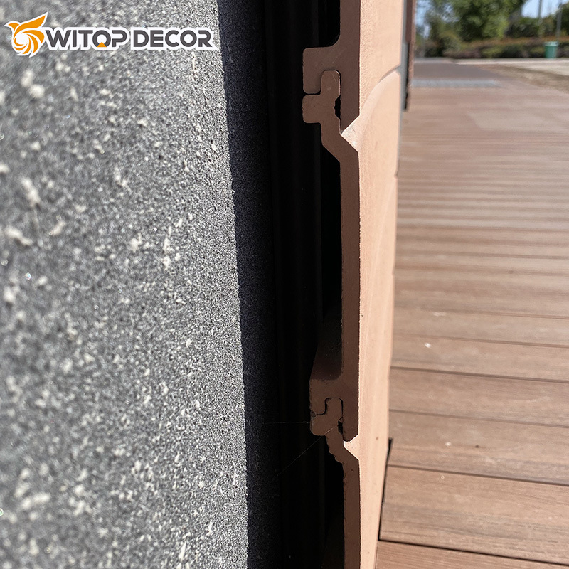 Hot Sale Antiaging 3D Embossing WPC External Wall Cladding Panels