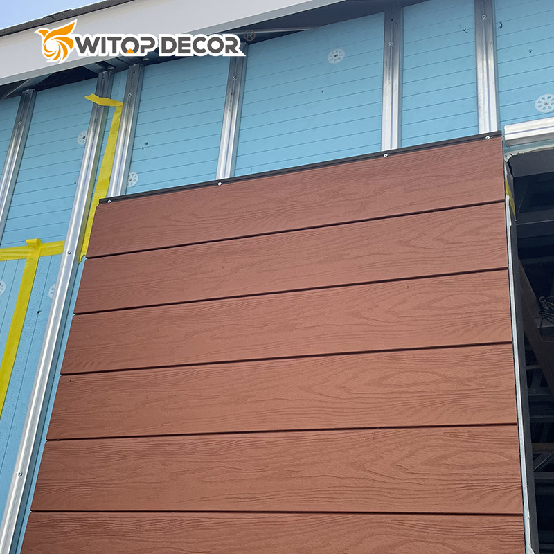 Hot Sale Antiaging 3D Embossing WPC External Wall Cladding Panels