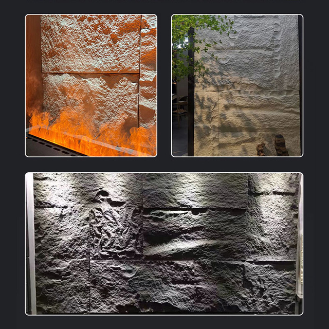 Lightweight Faux Stone Surface Foam PU Wall Stone for Israel